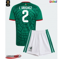 Meksyk Jorge Sanchez #2 Koszulka Podstawowa dzieci MŚ 2026 Krótki Rękaw (+ krótkie spodenki)